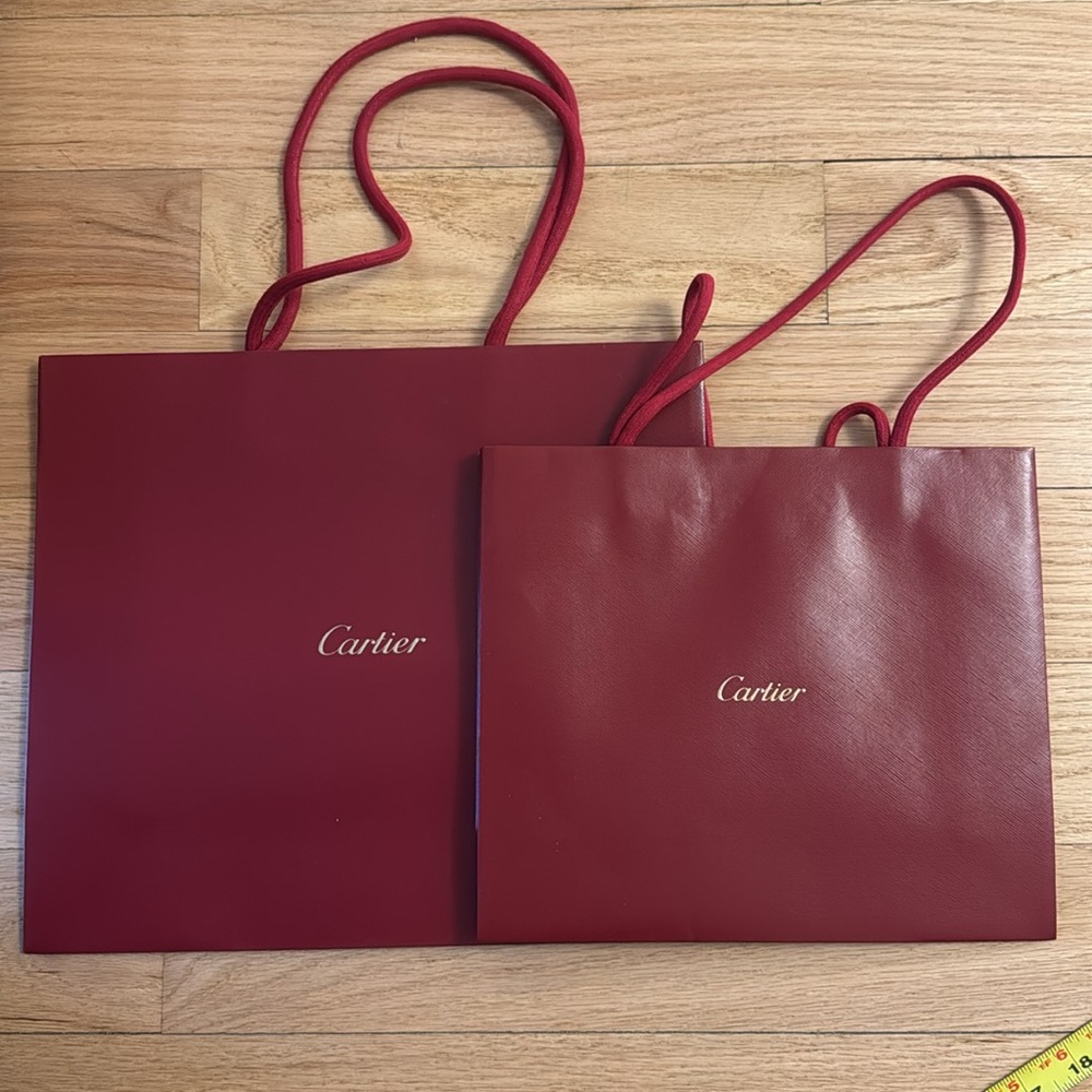 Cartier shopping bags (2)